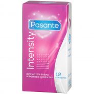 Pasante Intensity Ribs & Dots Condoms 12 pcs