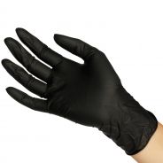 Black Latex Gloves 20 pcs