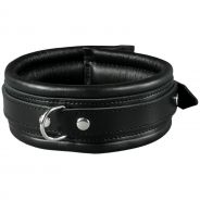 SToys Black Leather Collar