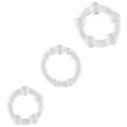 Sinful Transparent Cock Ring Set of 3
