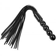 Zado Leather Flogger with Wooden Handle 56 cm