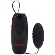 COLT Black Turbo Bullet Remote Controlled Egg Vibrator