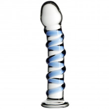 Icicles No 5 Blue Glass Dildo product packaging image 1