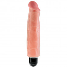 King Cock Stiffy Vibrating Dildo 18 cm product held in hand 1