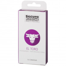 Secura El Toro Condoms 12 Pack  90