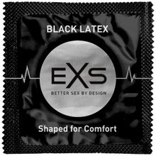 EXS Black Latex Condoms 12 pcs  1