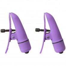 Nipplettes Brystklemmer med Vibrator Purple  1