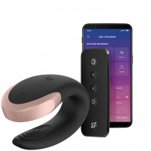 Satisfyer Double Love Remote-controlled Couple’s Vibrator Product picture with app 1