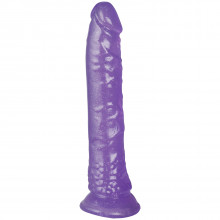 Baseks Purple Glitter Dildo 20.5 cm