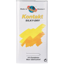 Worlds-best Kontakt Silky-Dry Non-lubricated Condoms 10 pcs