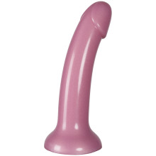 baseks Sparkling Pink Silicone Dildo 18 cm