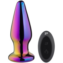Dream Toys Glamour Glass Vibe Tapered Remote-controlled Butt Plug