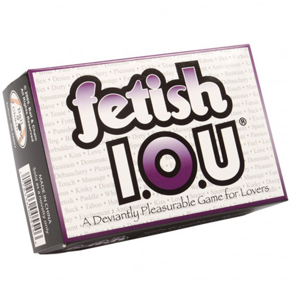 Fetish I.O.U Game for Couples  1