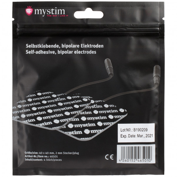Mystim Electrodes Self-adhesives Set of 4  100