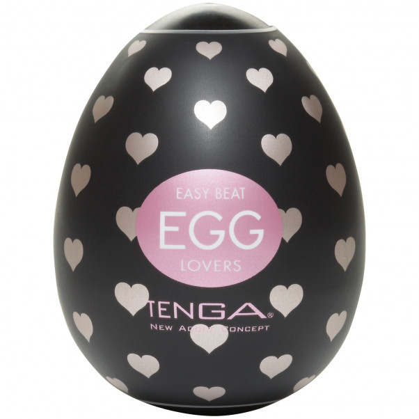TENGA Egg Lovers Heart Handjob Masturbator for Men product held in hand 1