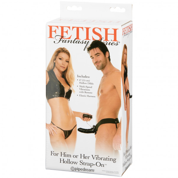 Fetish Fantasy Hollow Strap-On Vibrator  product packaging image 90