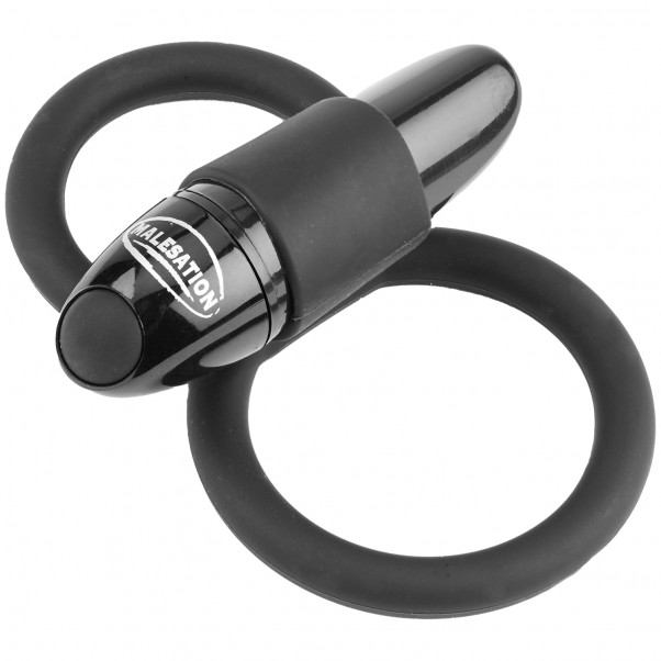Malesation Double Cock Ring with Vibrator  2