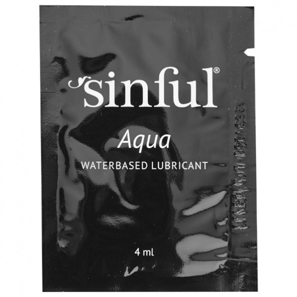 Sinful Aqua Waterbased Lubricant 4 ml