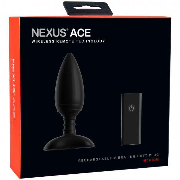 Nexus Ace Rechargeable Remote Controlled Medium Anal Vibrator  100