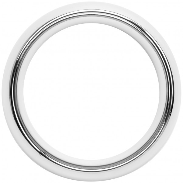 Master Series Sarge Steel Cock Ring 5 cm product held in hand 2