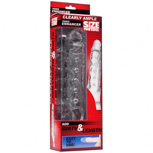 Size Matters Clearly Ample Penis Enhancer Sleeve  10