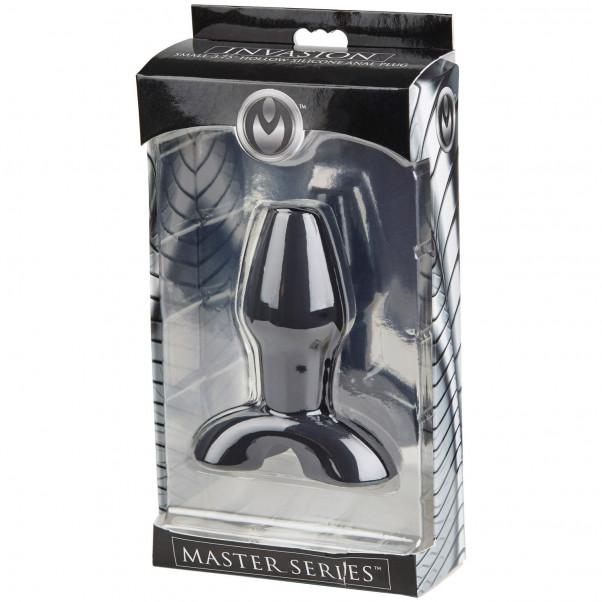 Master Series Invasion Hollow Silicone Butt Plug Small  5