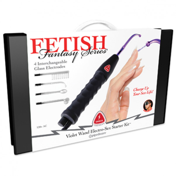 Fetish Fantasy Shock Therapy Violet Wand Electro Sex Starter Kit
