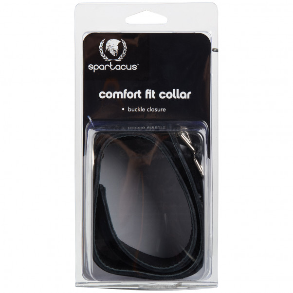Spartacus Leather Collar with D-ring product packaging image 90