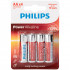 Philips LR06 AA Alkaline Batteries Pack of 4  1