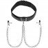Spartacus Collar with Nipple Clamps Black product image 1