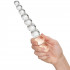 Icicles No 2 Beaded Glass Dildo product held in hand 50