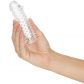 Spiky Penis Extension Sleeve product held in hand 50