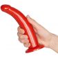 Red Rider G-Spot Strap-on Set product held in hand 50