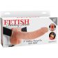 Fetish Fantasy Hollow Strap-on with Scrotum  23 cm  10